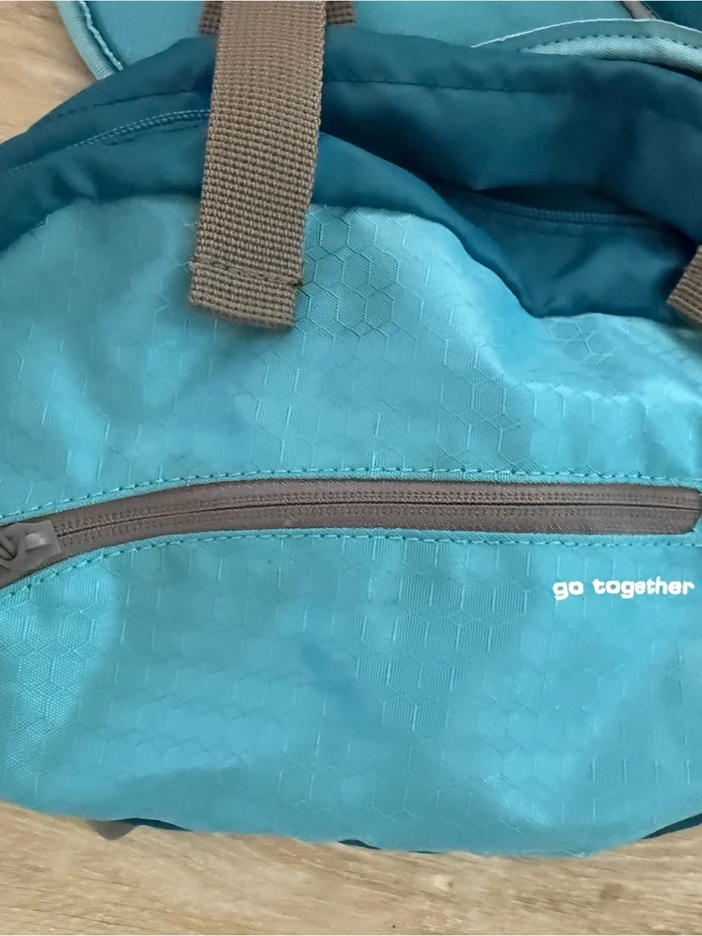 Kurgo Teal Dog Saddle Backpack Harness - medium dog
